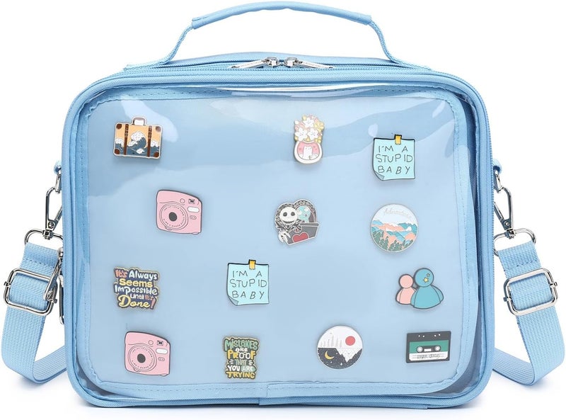 CHERRY SAUCE Dopamine Color Ita Bag Backpack Satchel Oxford Crossbody Messenger Shoulder Bag - Image 1